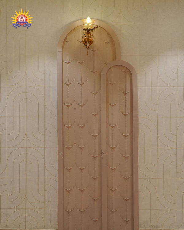 Luxury royal FRP decorative arch wall panel for interior feature wall